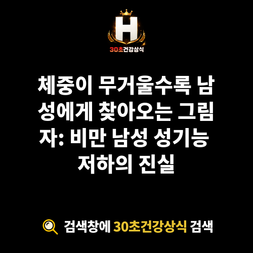 비만 남성 성기능