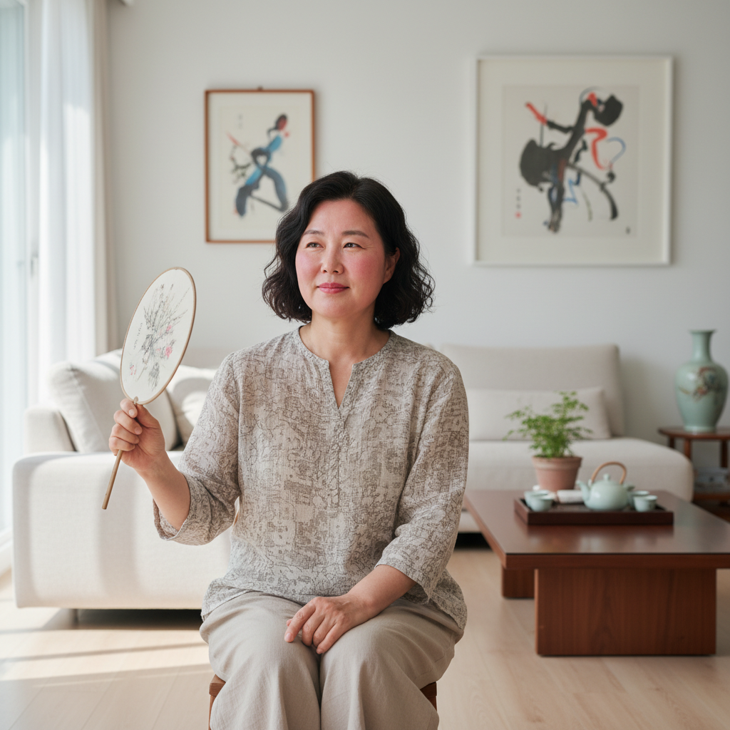 갱년기 안면홍조 1 갱년기 안면홍조 1