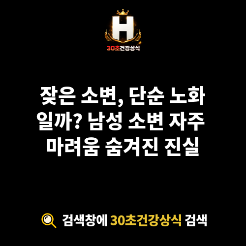 소변 자주 마려움