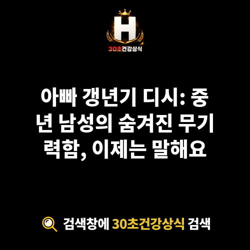 아빠 갱년기 디시