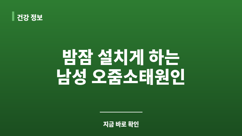 오줌소태원인 보조 이미지 오줌소태원인 보조 이미지