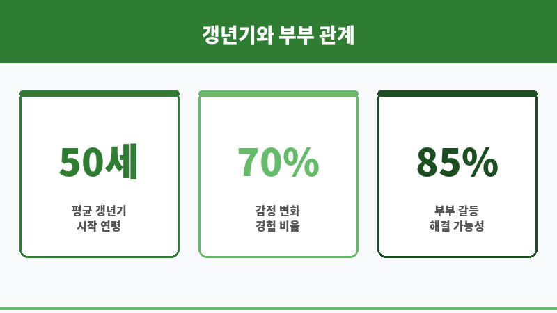 갱년기 부부 갈등 보조 이미지