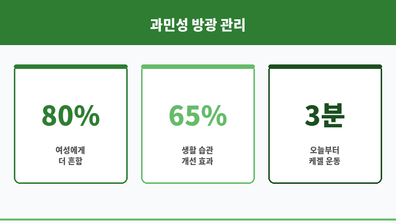 과민성 방광 치료 보조 이미지 과민성 방광 치료 보조 이미지
