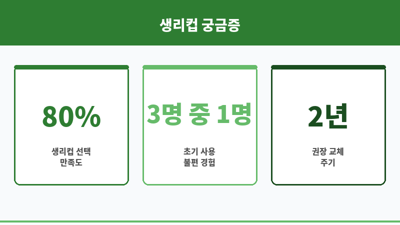 생리컵 부작용 보조 이미지