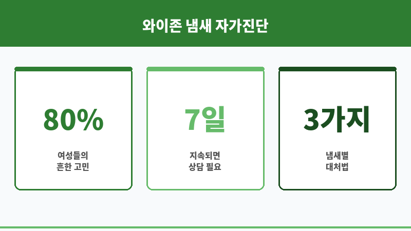 와이존 냄새 원인 보조 이미지 와이존 냄새 원인 보조 이미지
