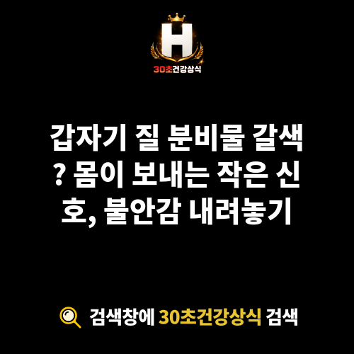 질 분비물 갈색
