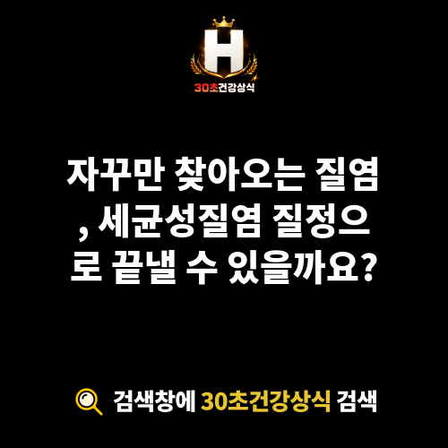 세균성질염 질정