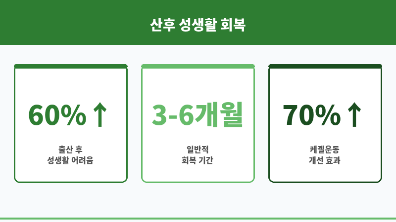 출산 후 성생활 회복 보조 이미지 출산 후 성생활 회복 보조 이미지