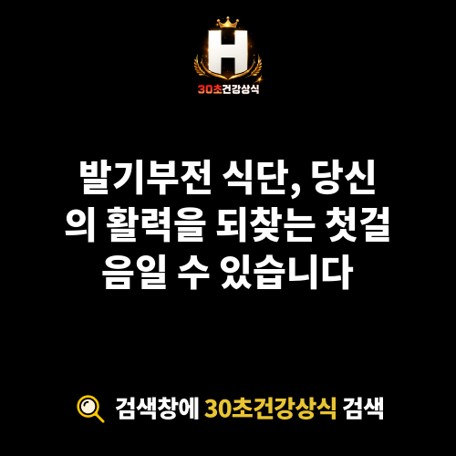 발기부전 식단