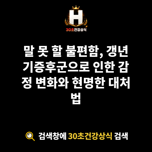 갱년기증후군
